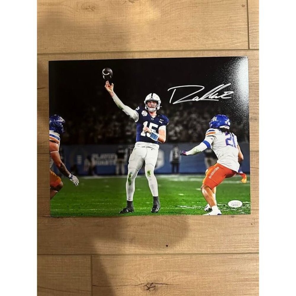 Drew Allar signed autographed Penn State Nittany Lions 2024 CFP 11x14 Photo JSA